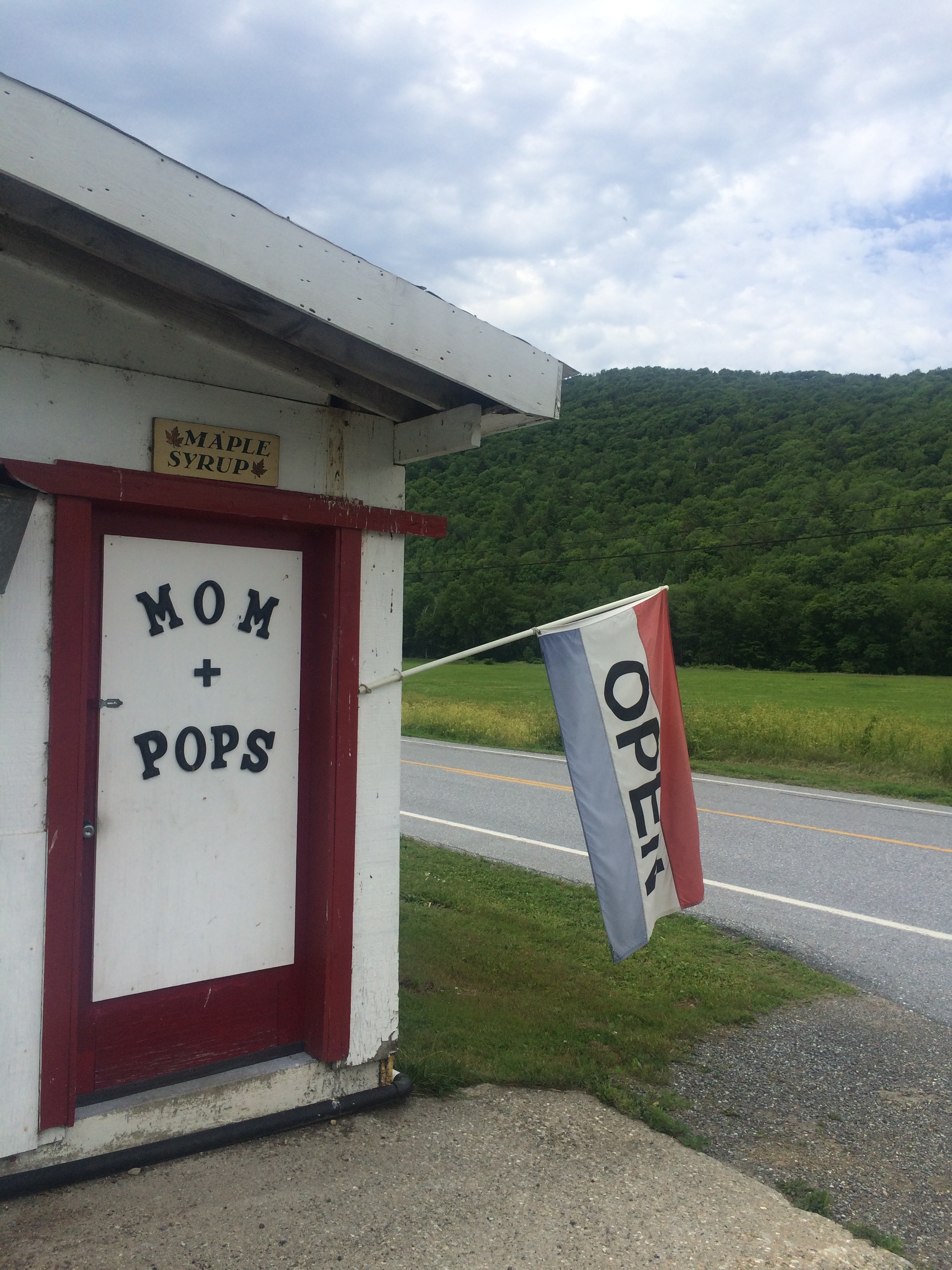 The outside of the store.
