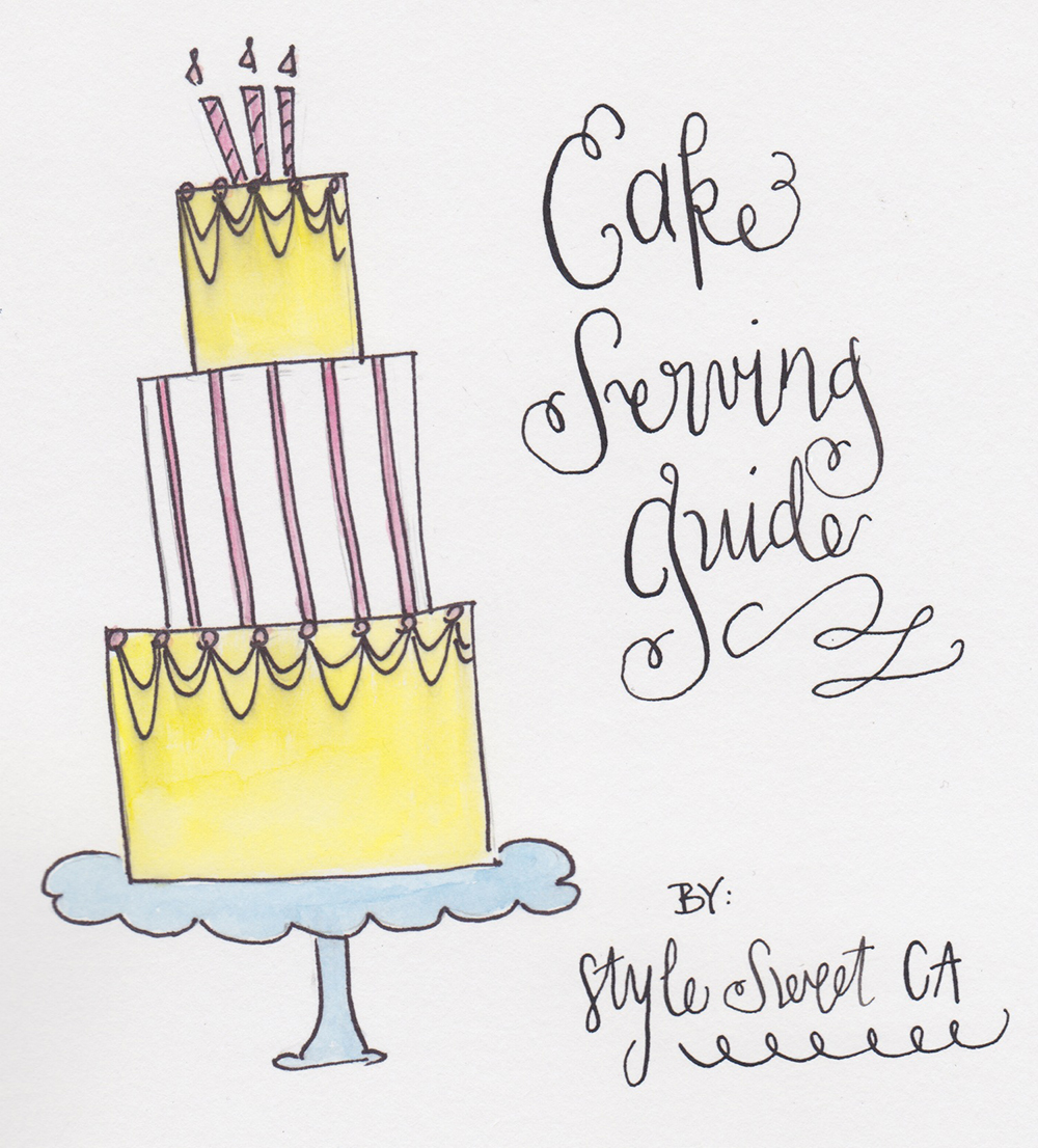 CakeServingGuide by Style Sweet CA