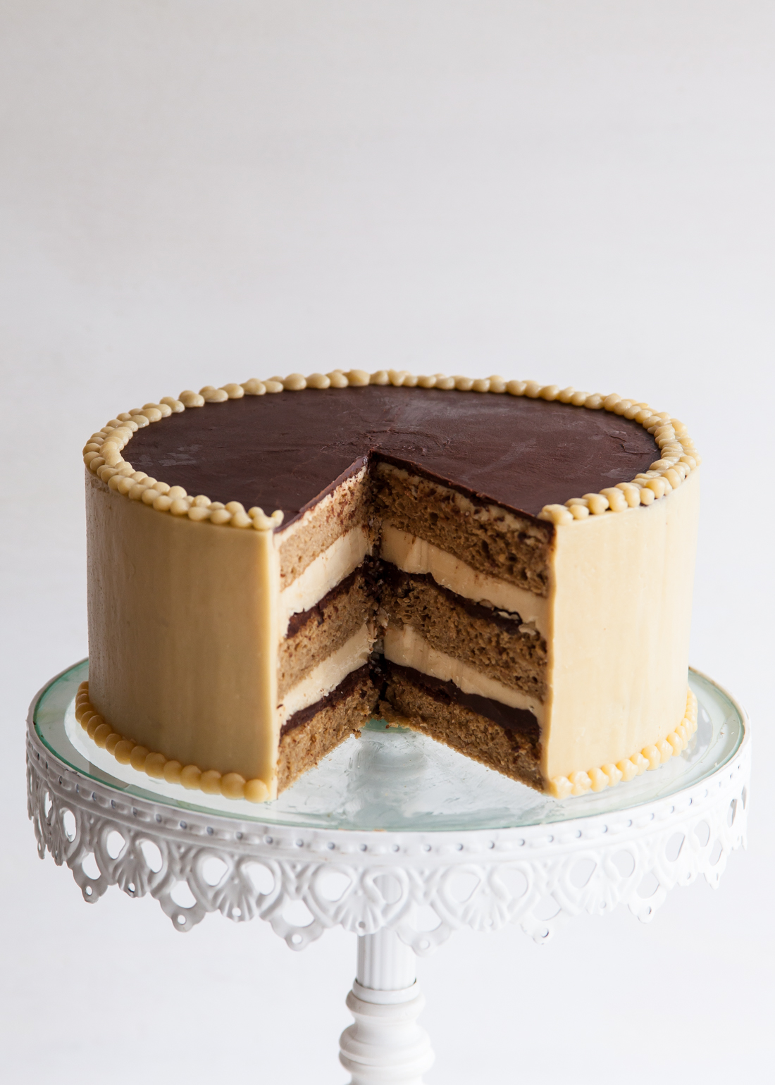 Outtake from "Layered" of the French Opera Cake.