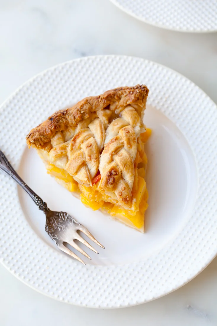 Cinnamon Peach Pie Style Sweet