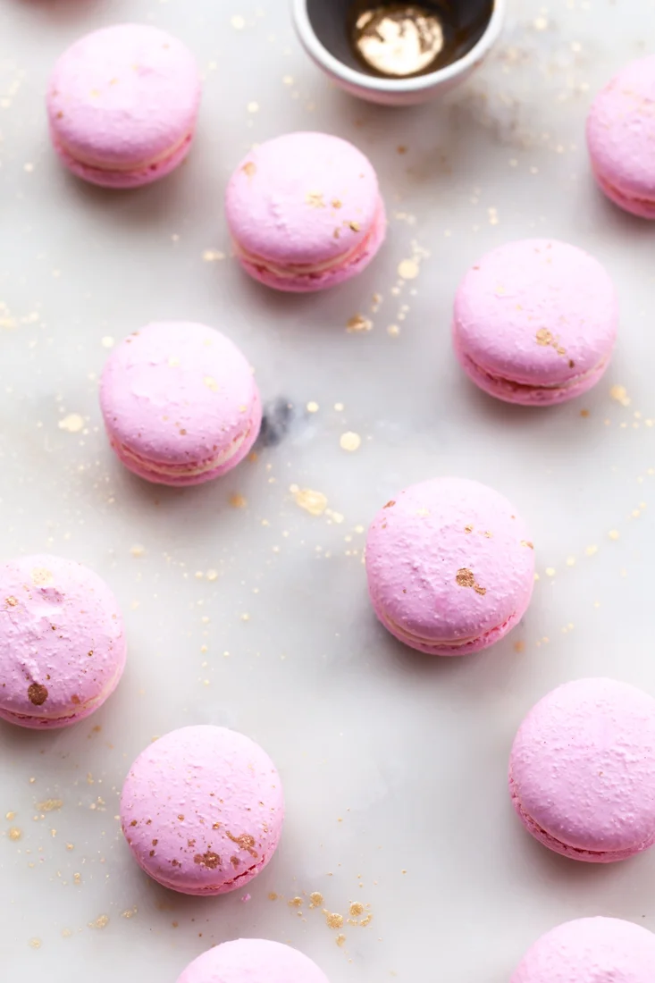 Valentine Macarons with Valrhona Chocolate — Style Sweet