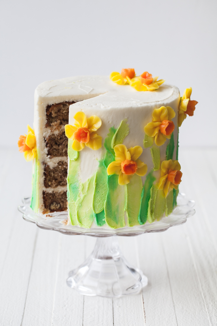 Hummingbird Cake with cream cheese frosting from Layered cookbook.