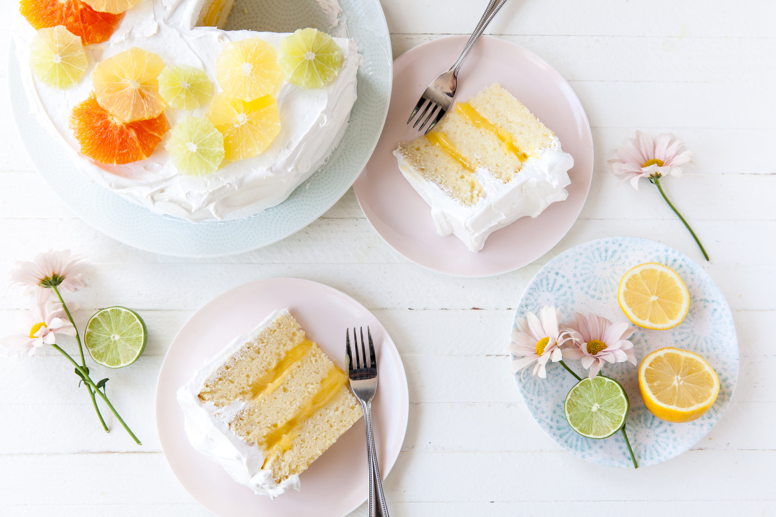 Lemon Meringue Layer Cake