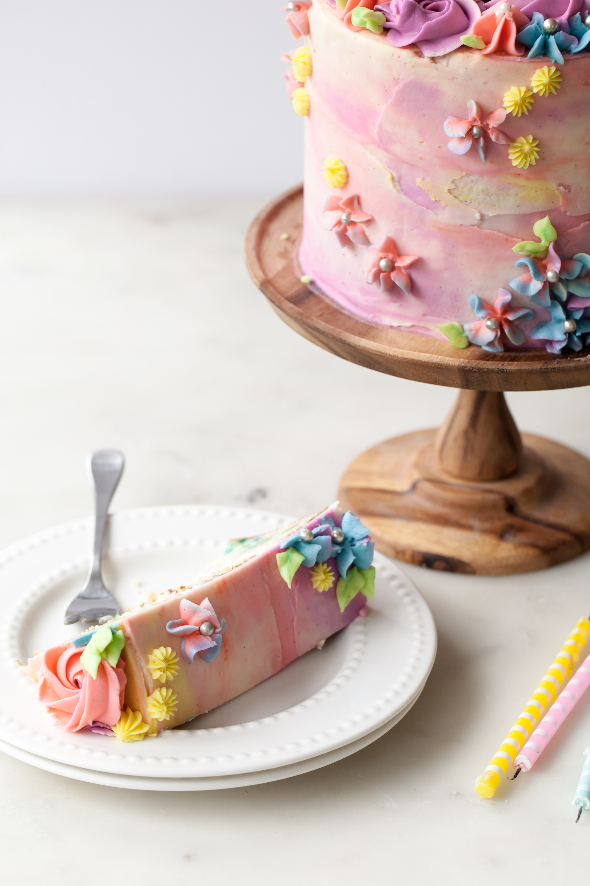 sprinkle birthday cake recipe with vanilla frosting