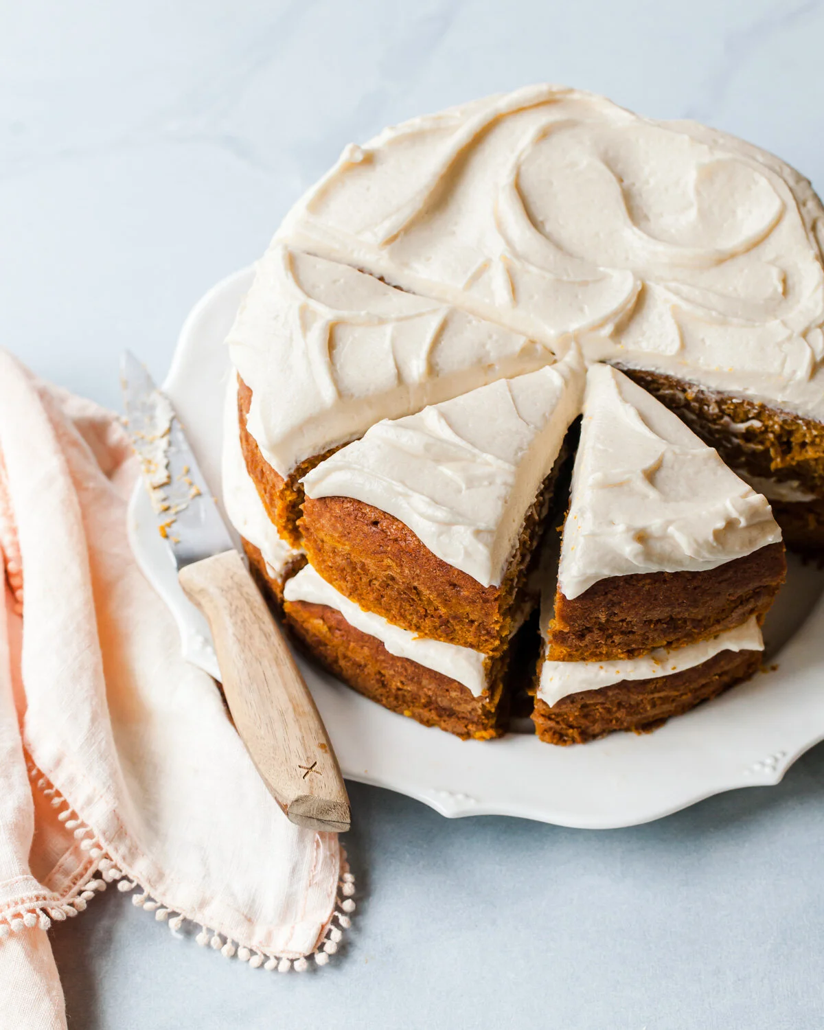 The Best Pumpkin Cake Recipe With Maple Cream Cheese Style Sweet
