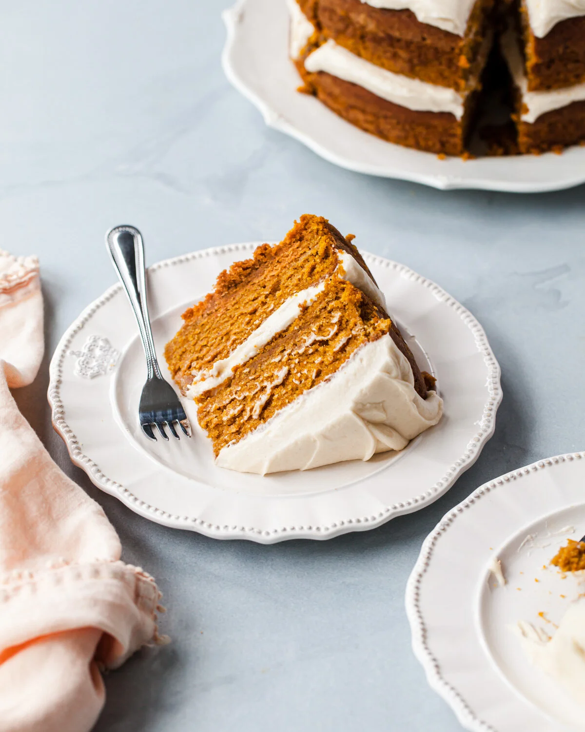 The Best Pumpkin Cake Recipe with Maple Cream Cheese — Style Sweet