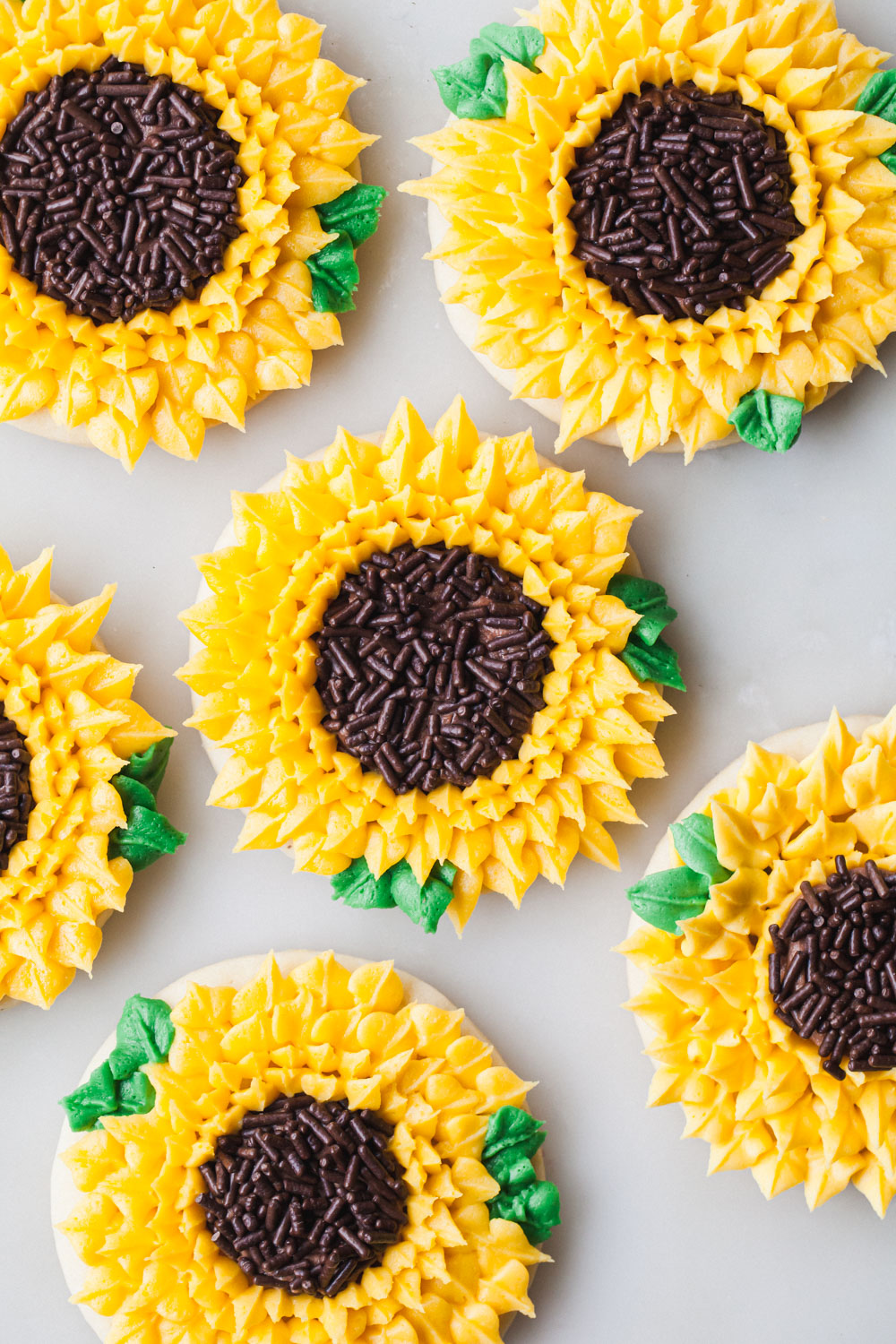 How to Decorate Sunflower Cookies