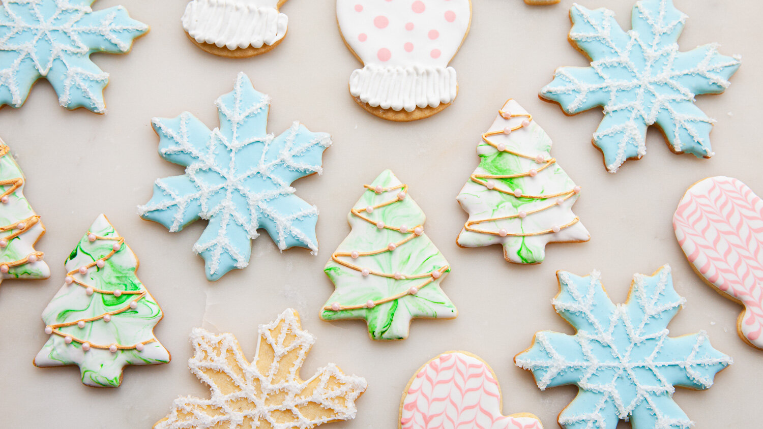 How to decorate Christmas cookies with royal icing.