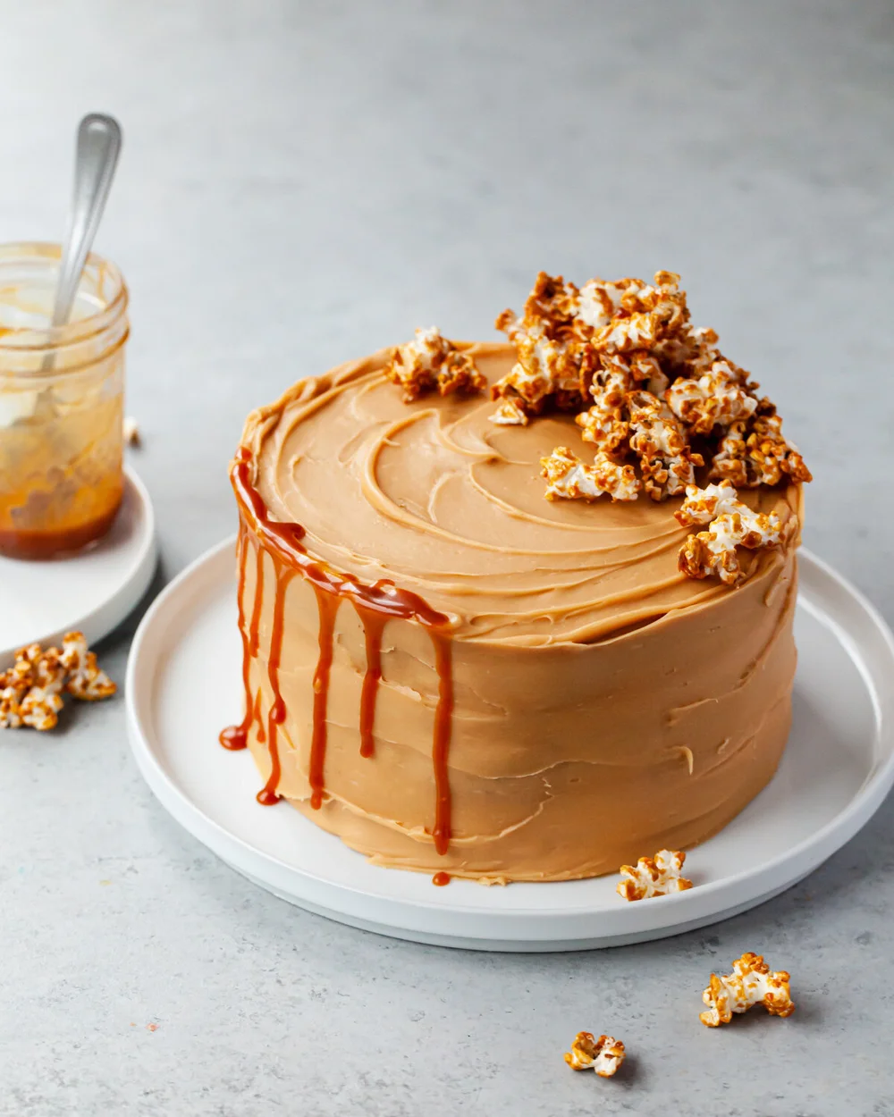 Chocolate Stout Cake with Caramel Buttercream