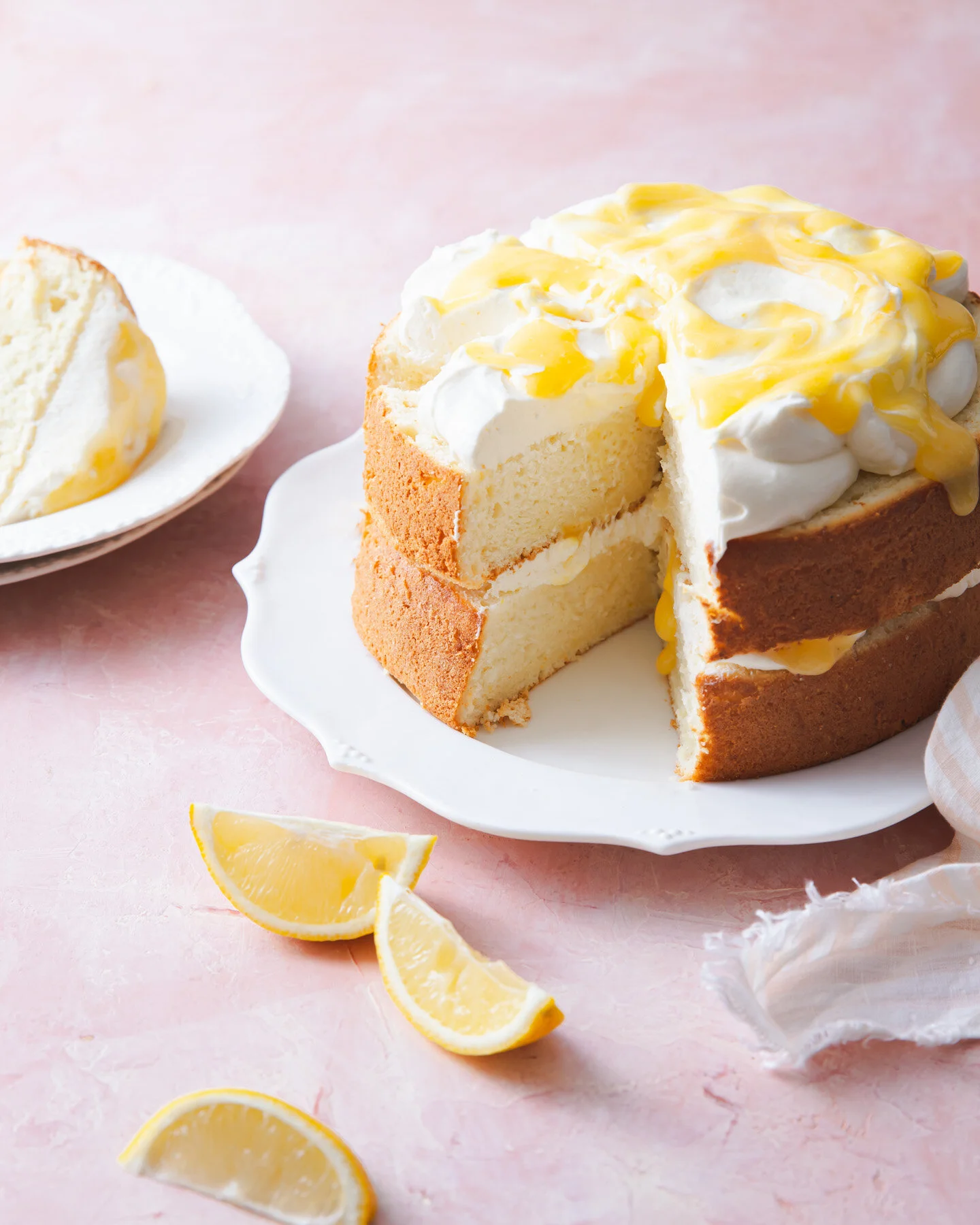 Lemon Chiffon Cake — Style Sweet