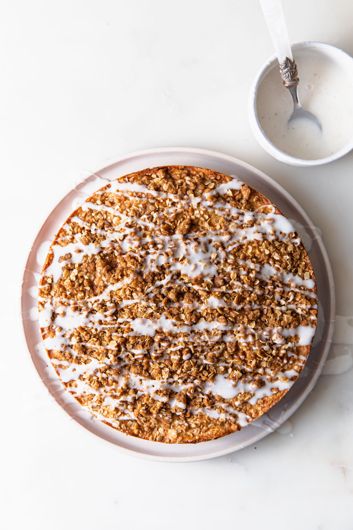 Carrot Coffee Cake Recipe with Vanilla Bean Glaze