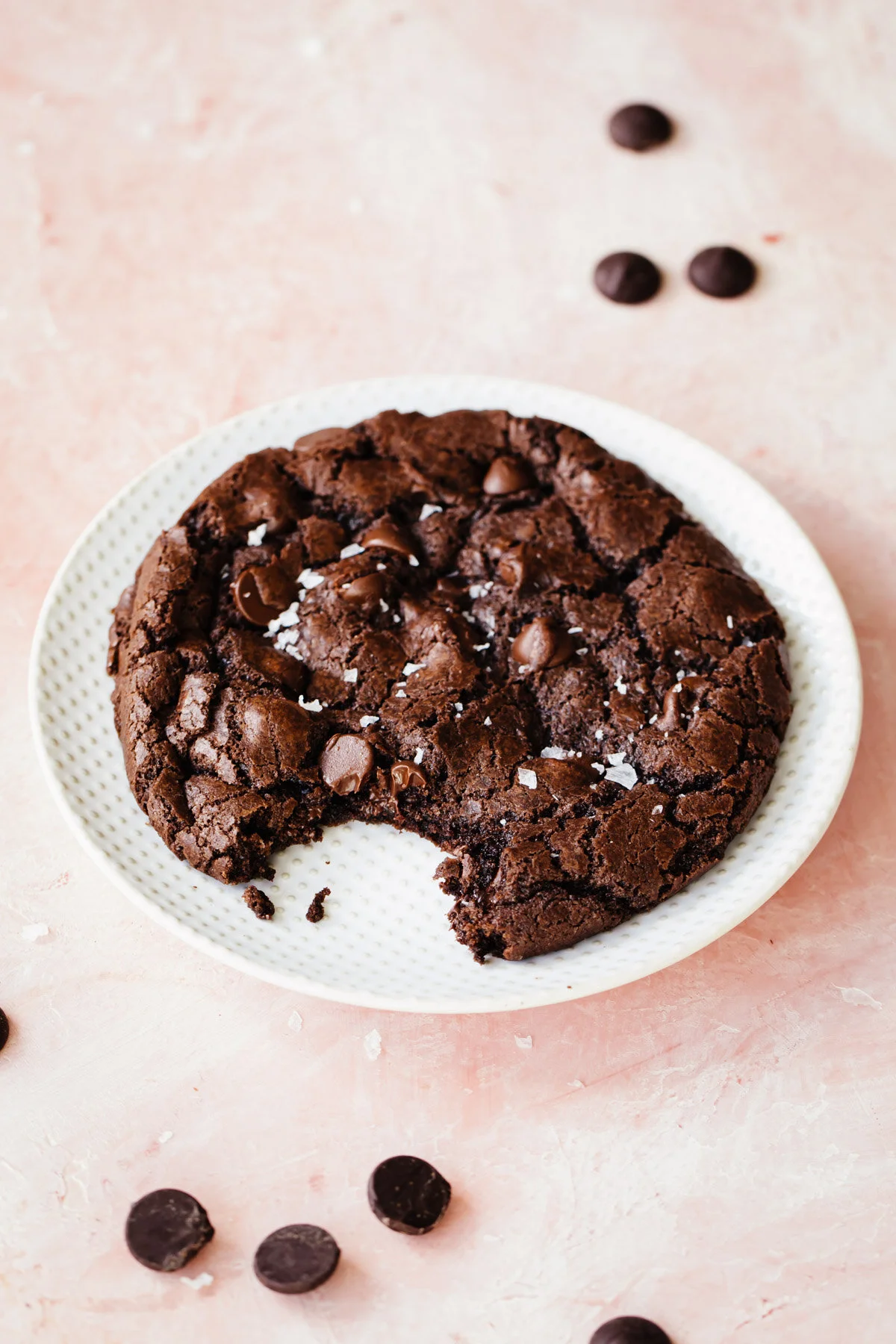 Giant Double Chocolate Chip Cookies — Style Sweet