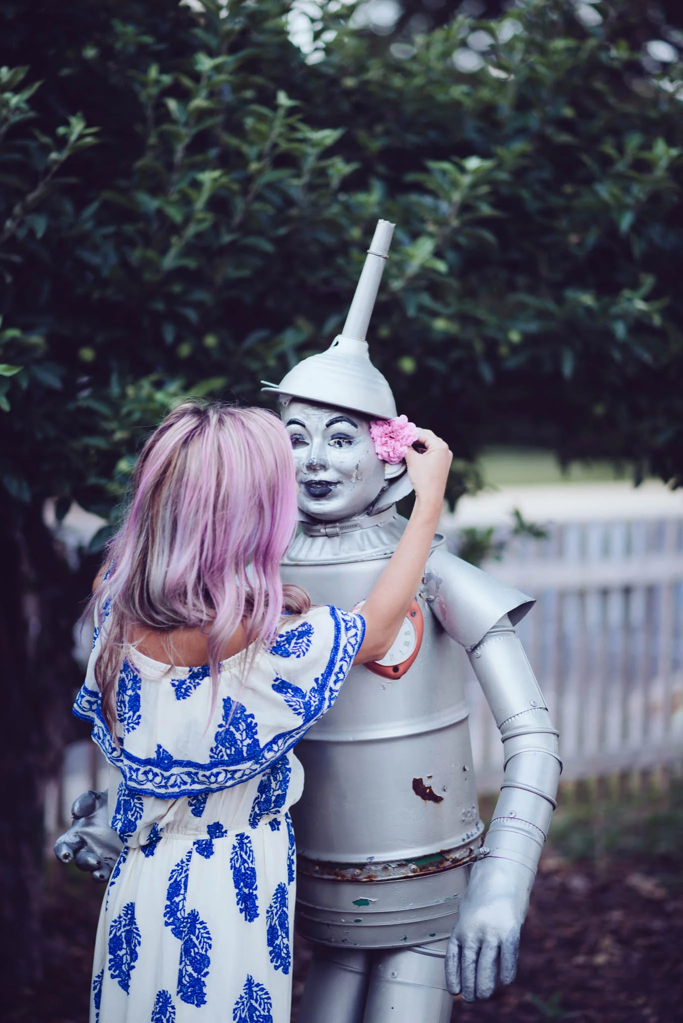 Found the Tinman passing through on his way to Emerald City.