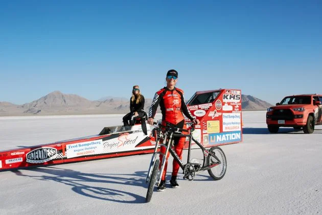 Congratulations Denise, all your hard work paid off! Talk about getting faster on a bike... 183.9 miles faster! We are excited to announce our client Denise Kornecek broke the world record as the fastest person ever on a bicycle! Congratulations to Denise and her experience! Check out the article highlighting her in Bicycling Magazine: https://www.bicycling.com/news/a23281242/denise-mueller-korenek-breaks-bicycle-speed-record/ Check it out below!