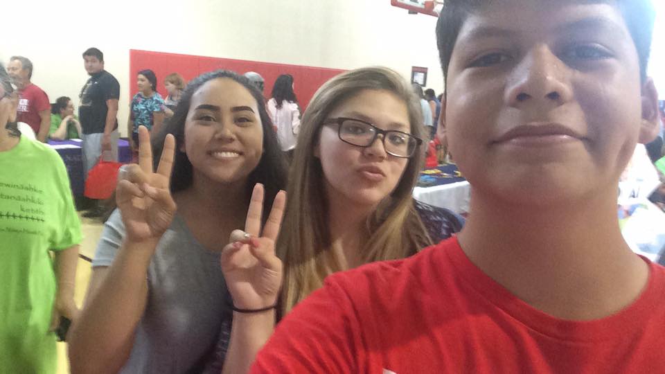 Hanging out at the MyDNA booth during the Sac & Fox Health Fair! #UnfollowtheCrowd Photo submitted by Brayden Halberg