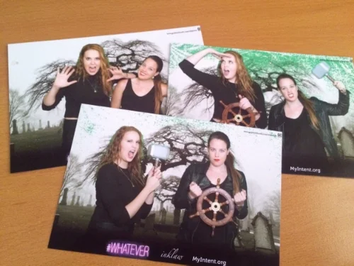 Sareet and I got a little crazy at the #whatever party this year!