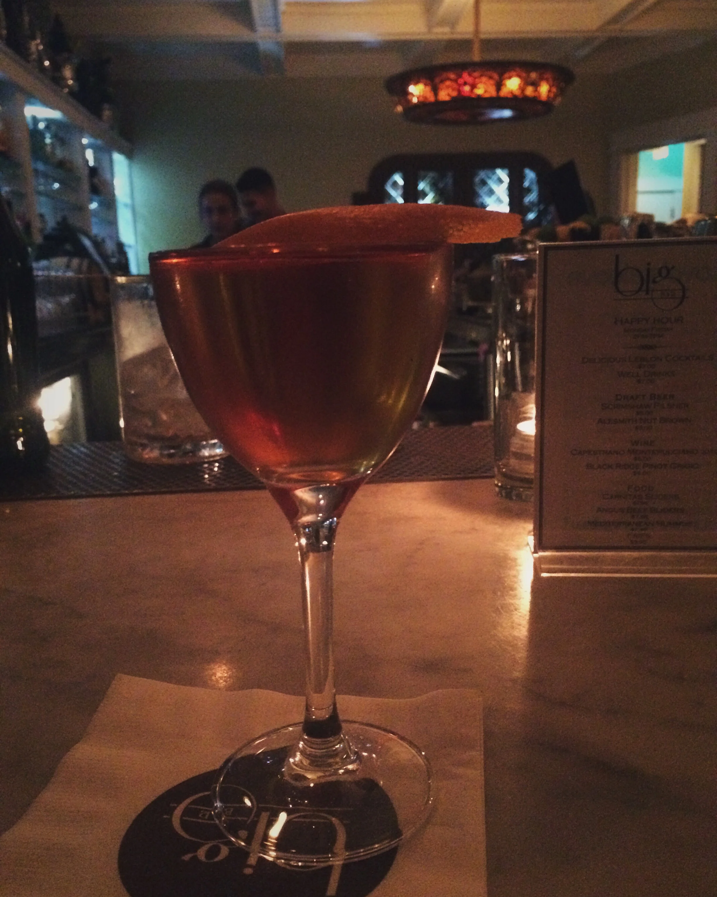 Big Bar special cocktail - "Stay Handsome" 