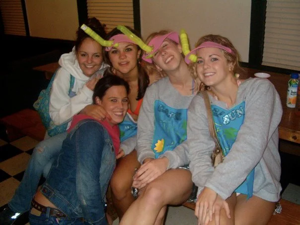 No idea which frat house we were in but -- UNC - Oct 31, 2005