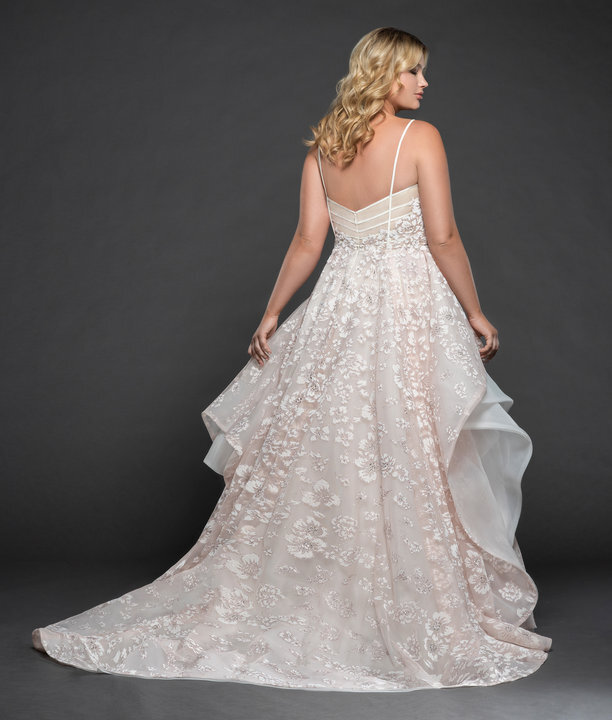 Reagan 6872 Hayley Paige IVORY (Plus Size) - Sample Dresses - The Flower - San Diego, CA - The Flower