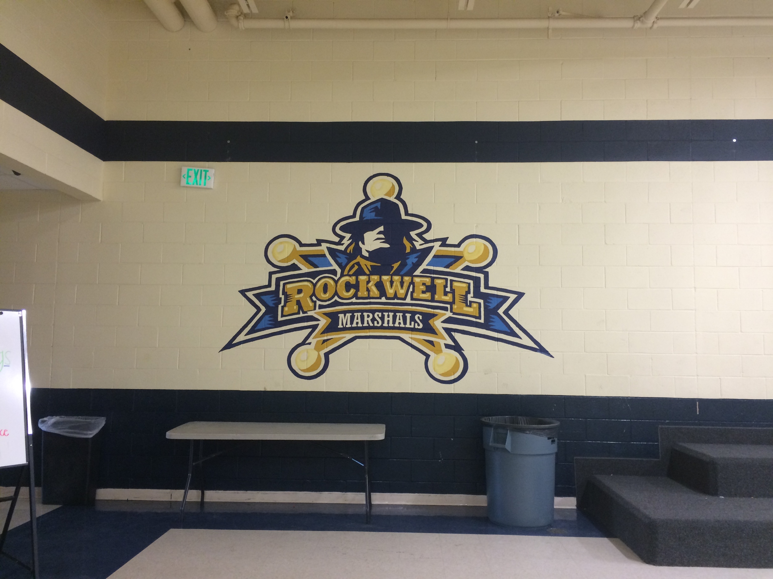 Rockwell Charter High lobby / 2015