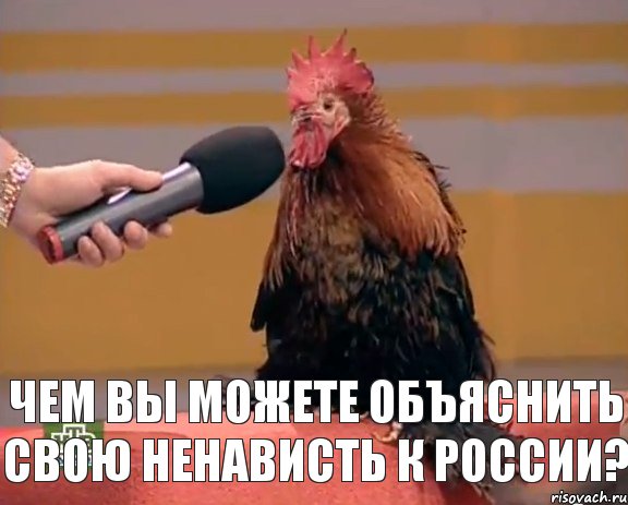 how do you explain your hatred of russia?