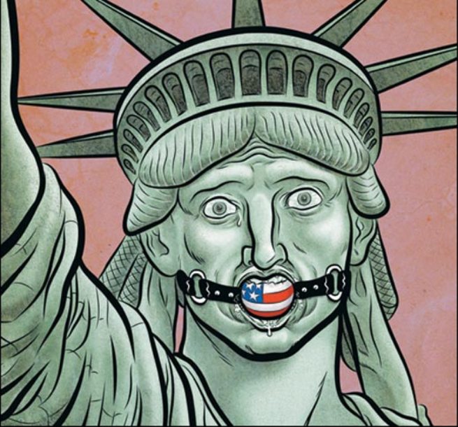 Image accompanying an article entitled "The Madness of Political Correctness in the USA" (http://www.pravda-tv.ru/2015/05/29/152052/bezumie-politkorrektnosti)