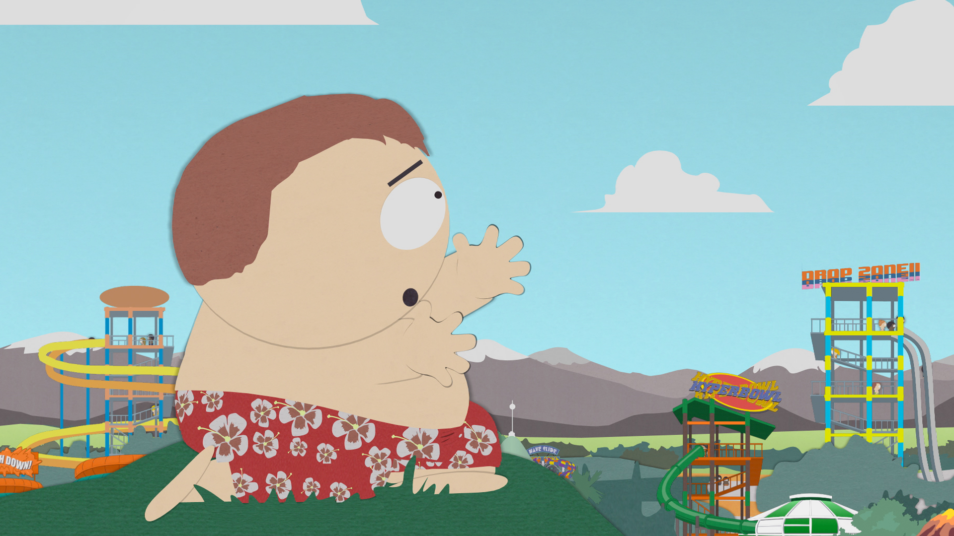 "Even the authorities/ are minorities / in my water park."