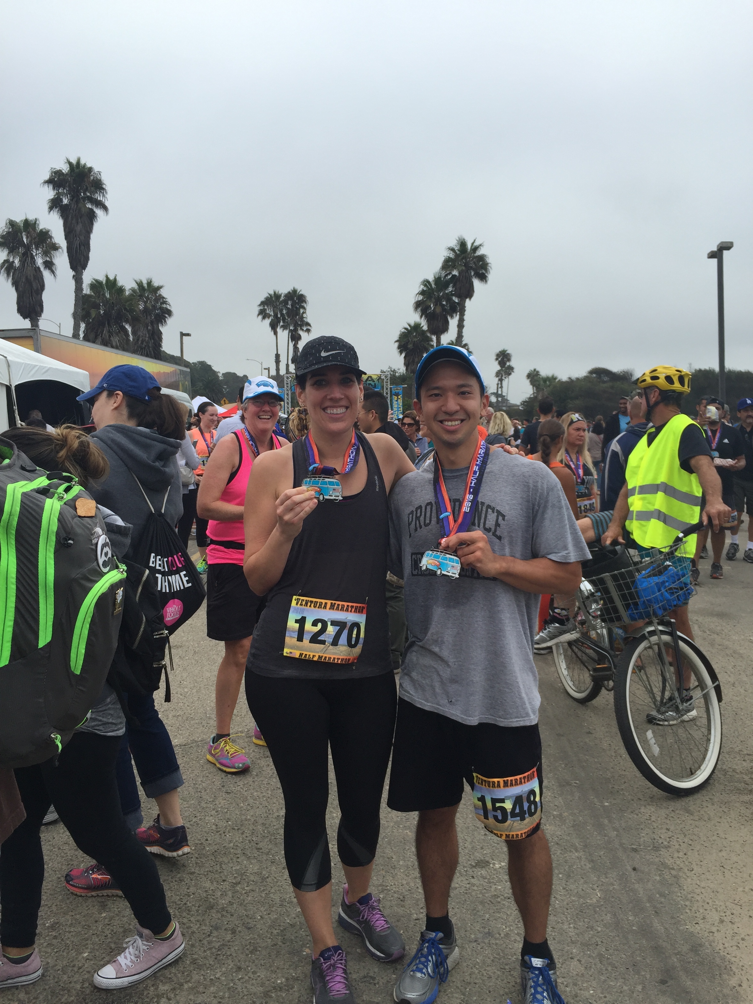 Ran a half marathon with my super friend-client Megan who's in training to PR a marathon!
