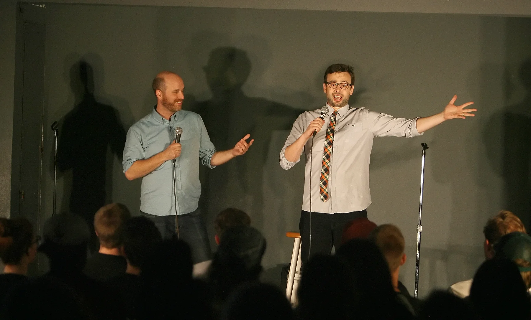 Ryan McKee and Ron Babcock hosting Modest Proposal LOCATION: Phoenix Center for the Arts PHOTO CREDIT: Matt Santos
