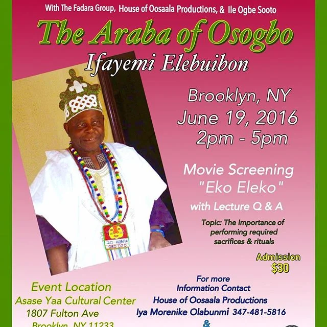 The Araba of Osogbo Ifayemi Elebuibon 