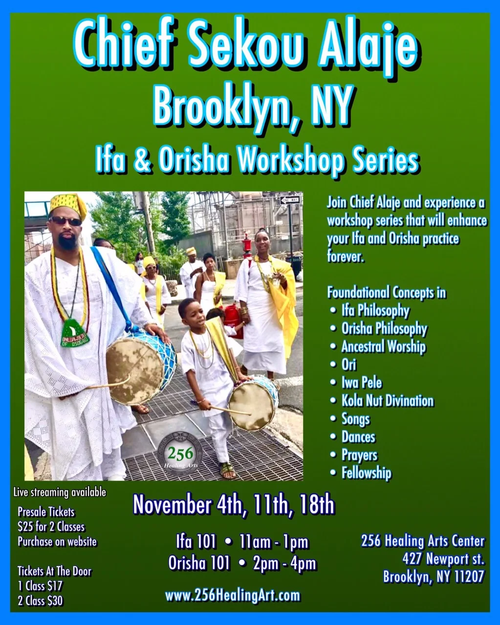 IFA &amp; ORISHA Workshop Series (Brooklyn, NY)