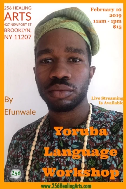 Yoruba Language Workshop with Baba Efunwale