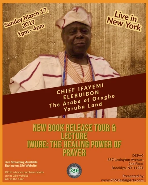 New Book Release Tour &amp; Lecture IWURE: THE HEALING POWER OF PRAYER