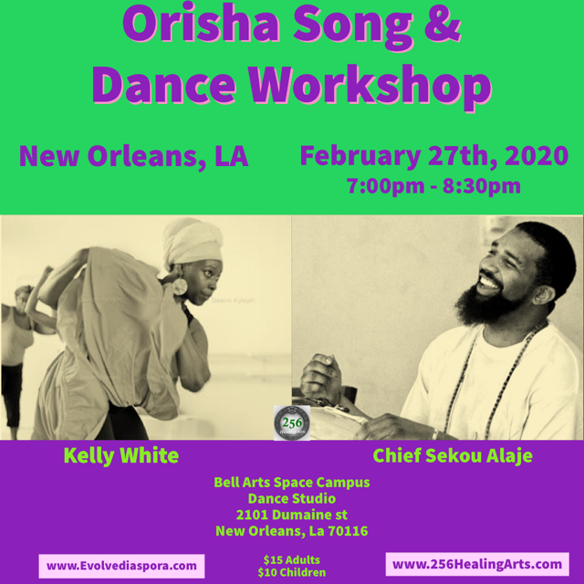 Orisa Song &amp; Dance Class  (New Orleans, LA)