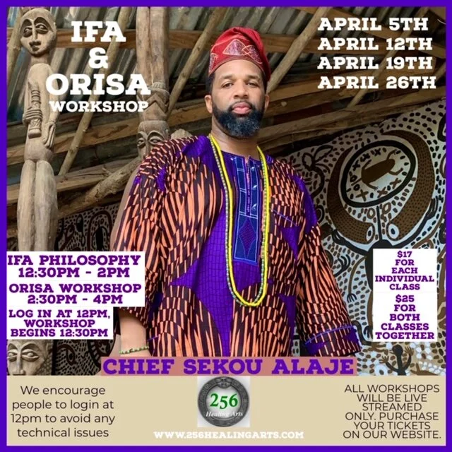 Ifa &amp; Orisa Workshops (Live Stream Only) April 2020  