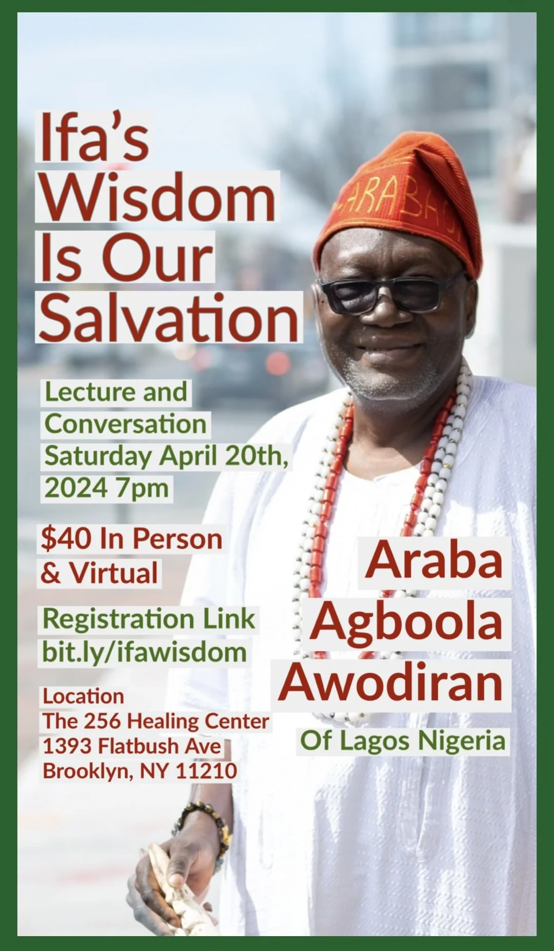 Ifa's Wisdom Is Our Salvation with Araba Agboola Awodiran