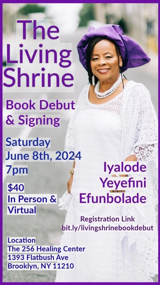 The Living Shrine Book Debut &amp; Signing With Iyalode Yeyefini 
