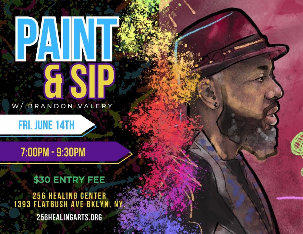 Monthly Paint &amp; Sip with Brandon Valery