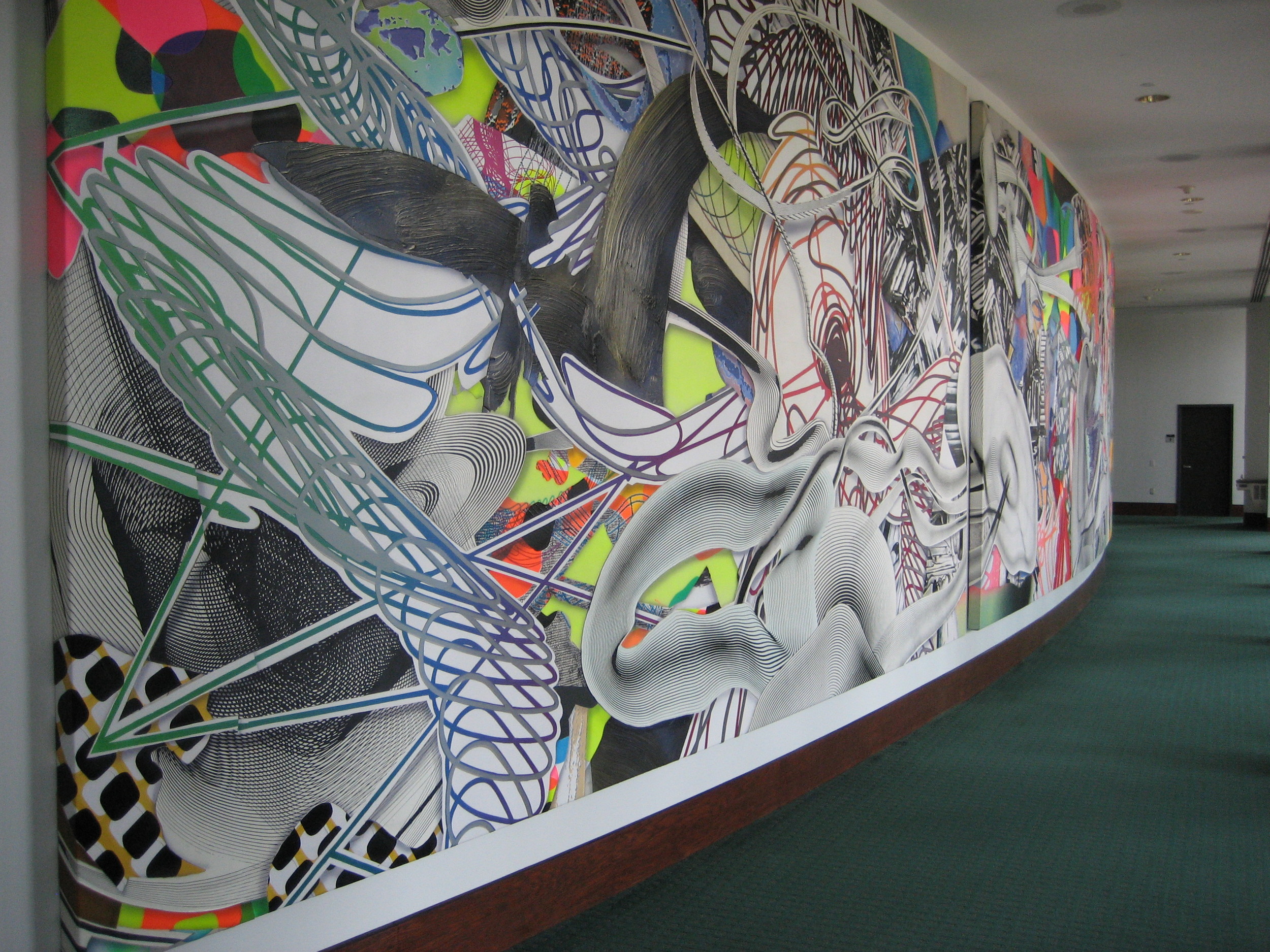 Frank Stella, 1997, Euphonia , Moores Opera House, UH. Photo: Michael Guidry