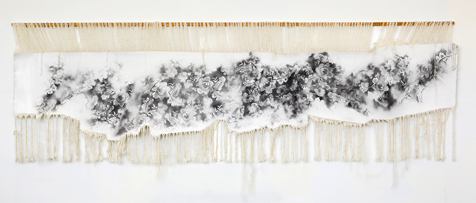The shawl , 2012, Spraypaint on canvas, Collection: Something Left Behind