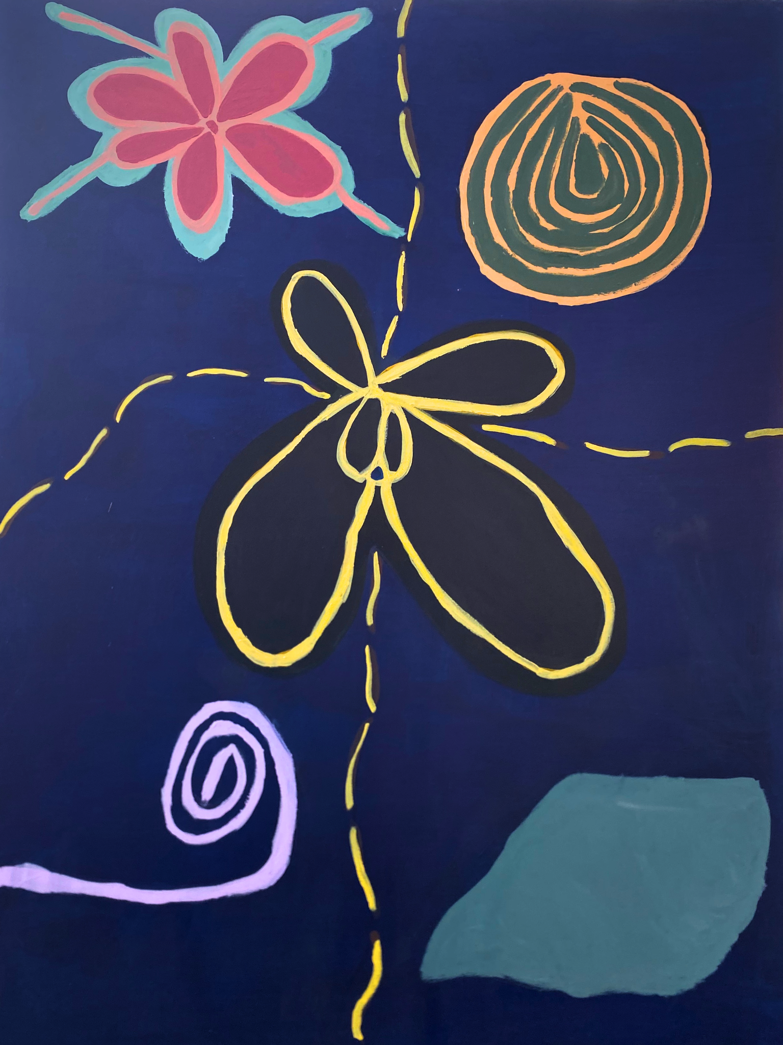 Available at The Cathedral thru 3/27 - For Hilma (36"x48")