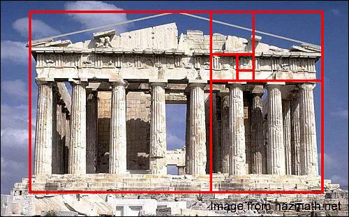 The Parthenon - The Golden Ratio. Just because I love it.