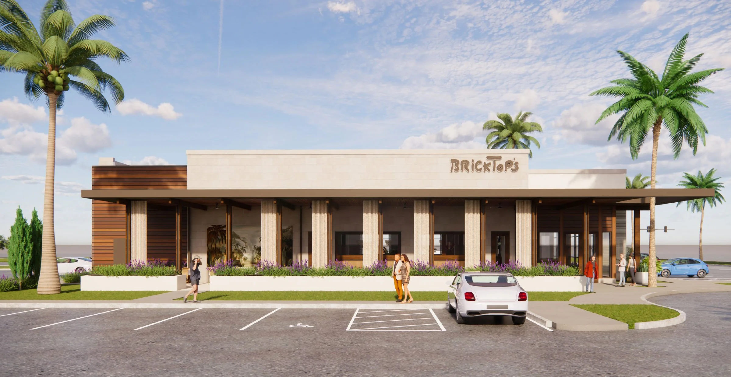 Artist rendering of Sarasota BrickTop's restaurant