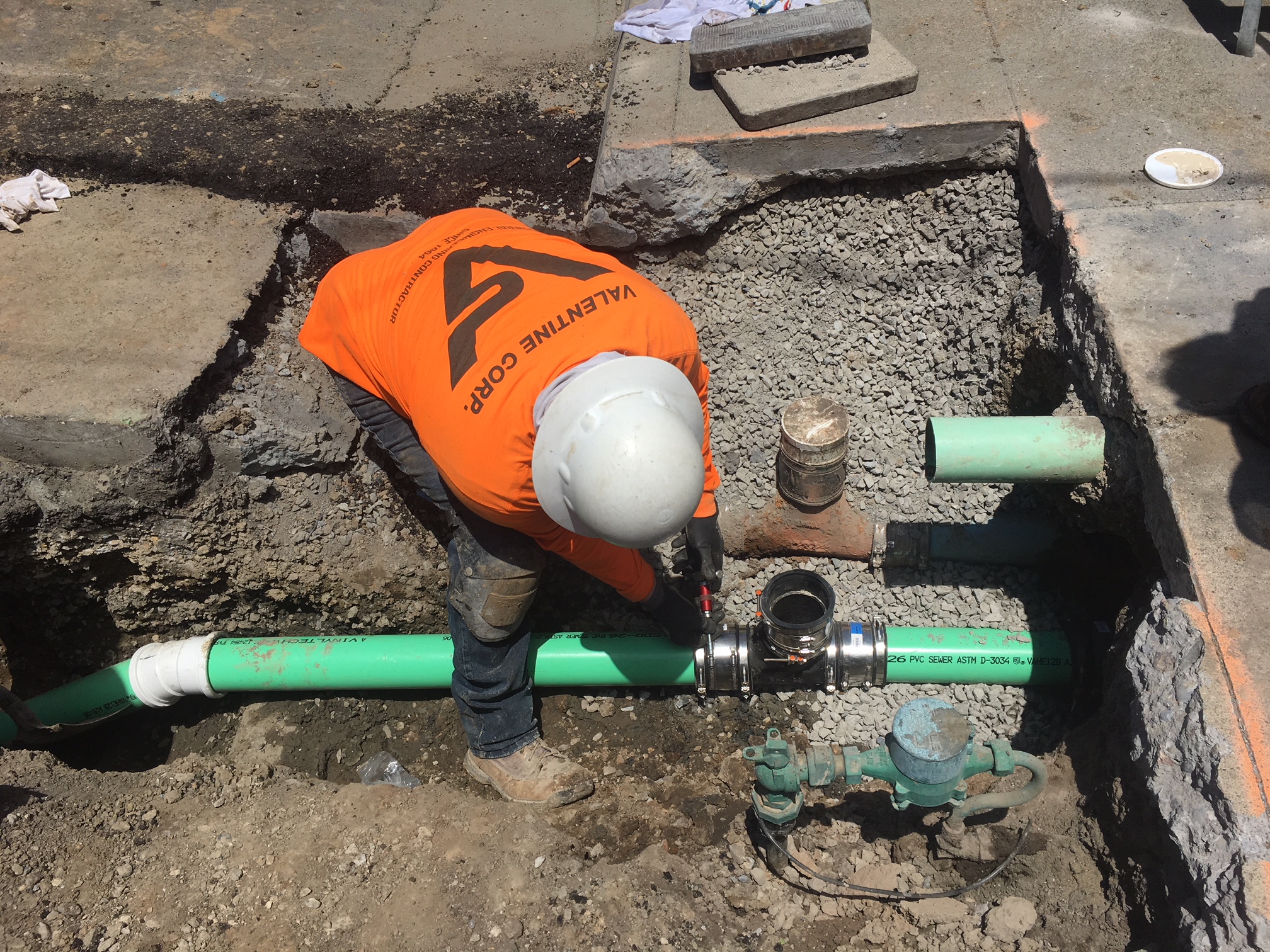   Welcome To Valentine Corporation   Project: San Rafael Sanitation District - Lincoln Sewer  If It's Difficult Or Unusual, Call Us!   Contact Us  