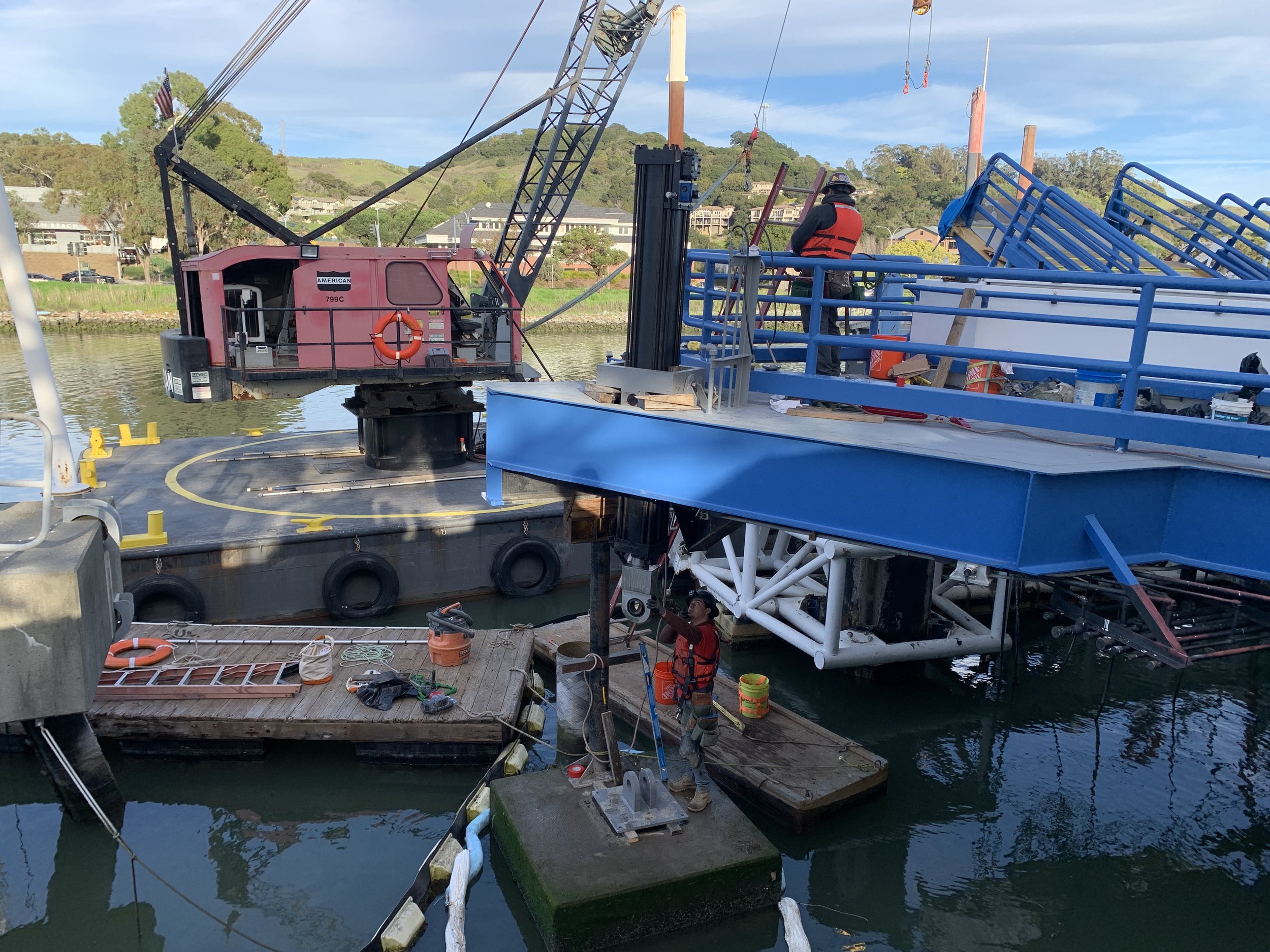   Welcome To Valentine Corporation   Project: Larkspur Ferry Terminal Berth 2 Hydraulic Cylinder Replacement, Golden Gate Bridge District  If It's Difficult Or Unusual, Call Us!   Contact Us &nbsp; 