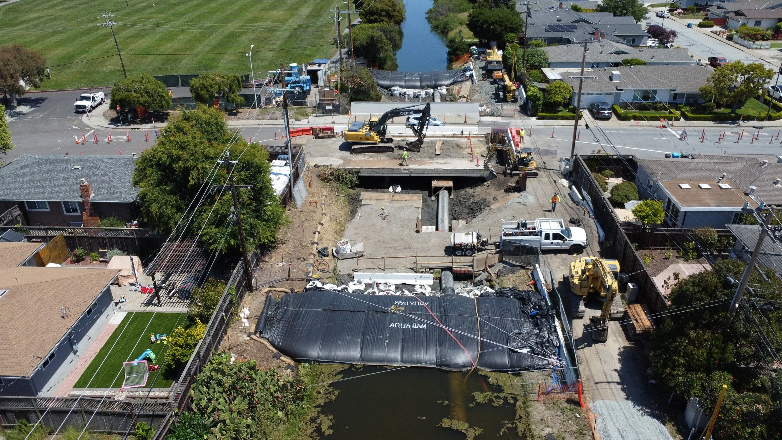   Welcome To Valentine Corporation   Project: Bermuda Drive Bridge Replacement, City of San Mateo  If It's Difficult Or Unusual, Call Us!   Contact Us  