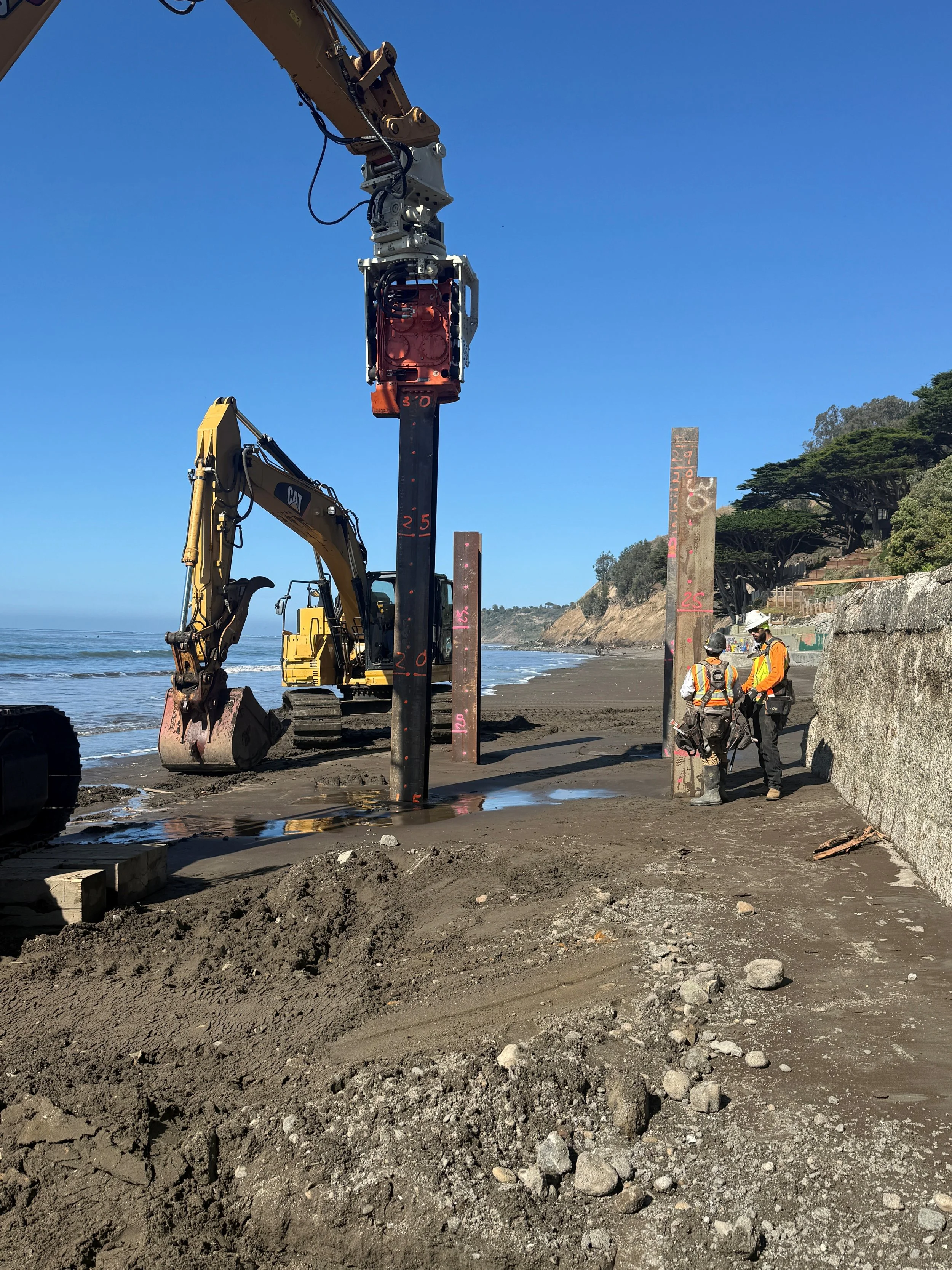   Welcome To Valentine Corporation   Project: Bolinas Sea Wall  If It's Difficult Or Unusual, Call Us!   Contact Us  