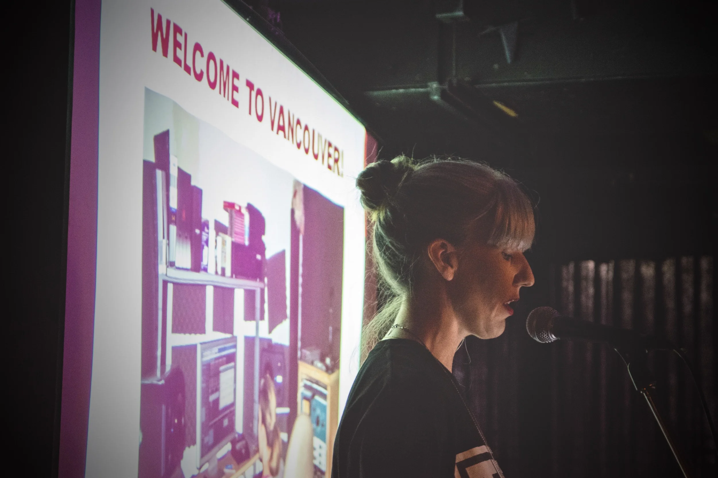 Queensyze keynote, Groundwerk Listening Party, The Media Club