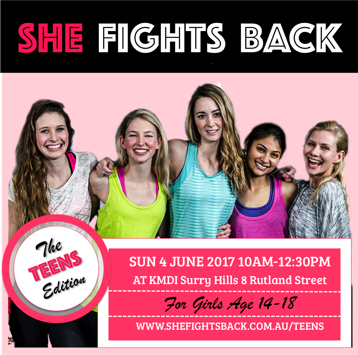 She Fights Back // Teens Edition June 2017 - 1 Participant
