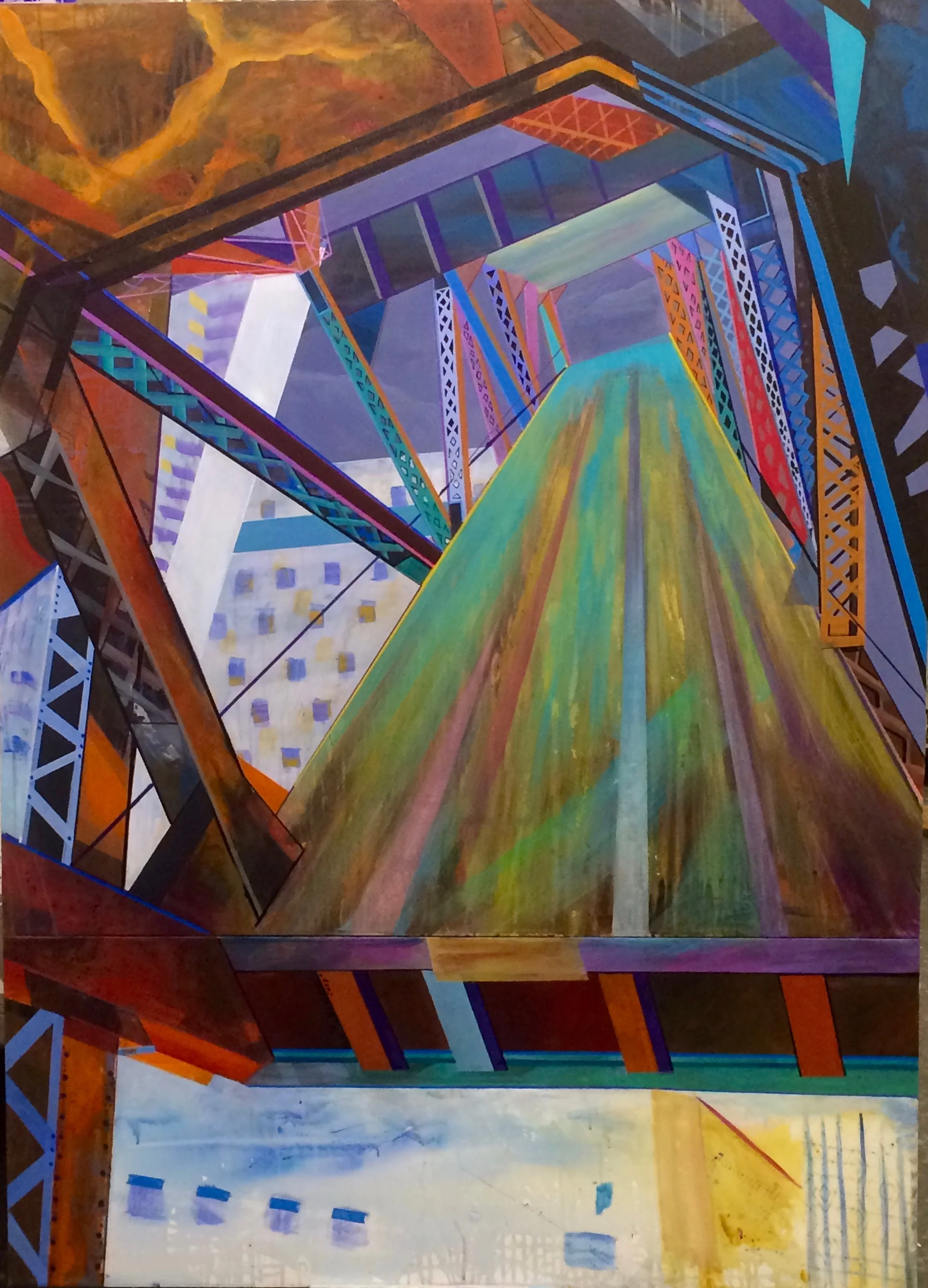 EXIT - DYPTYCH - Acrylic - 68" X 46"